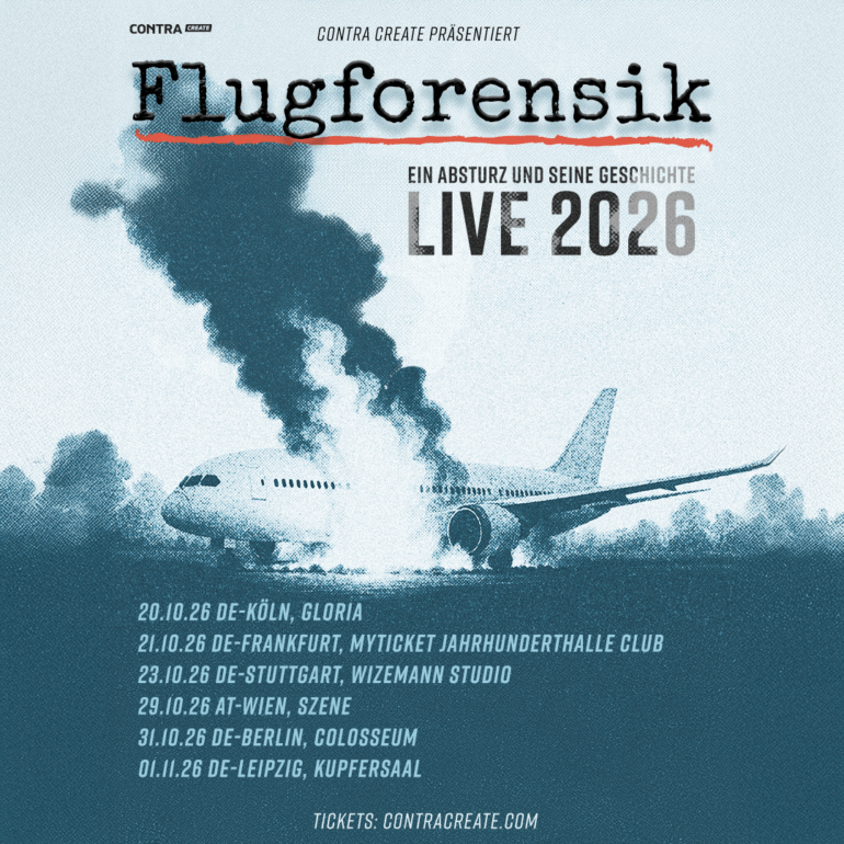 Jetzt Ticket(s) sichern: Flugforensik Live 2026
